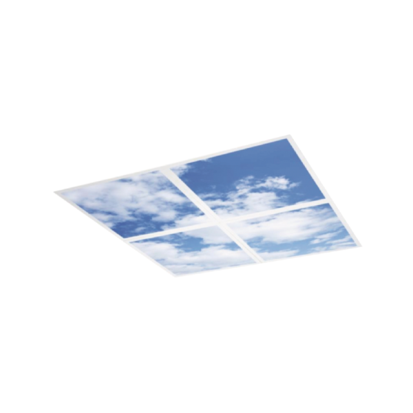 E-window blue sky - sunny cloudy