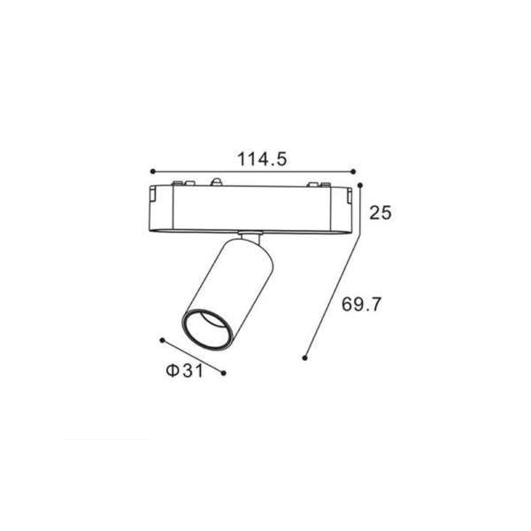 PROJECTEUR POUR MINI RAIL SAILLIE – Image 2
