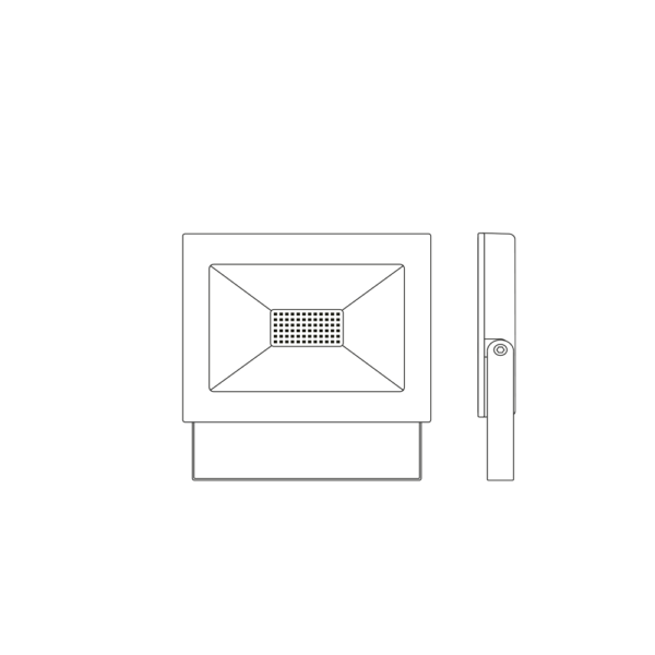 PROJECTEUR IP65 ECO NOIR – Image 2