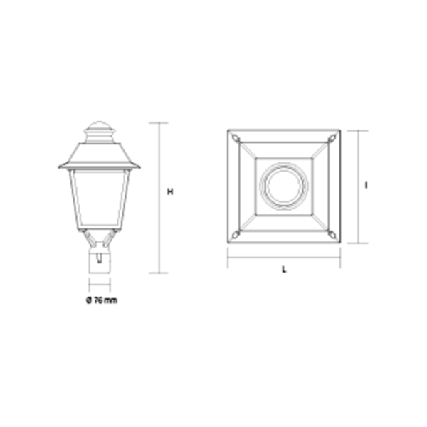 ÉCLAIRAGE URBAIN ATLANTA IP65 – Image 2