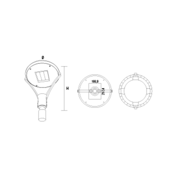 ÉCLAIRAGE URBAIN OPÉRA IP65 – Image 3